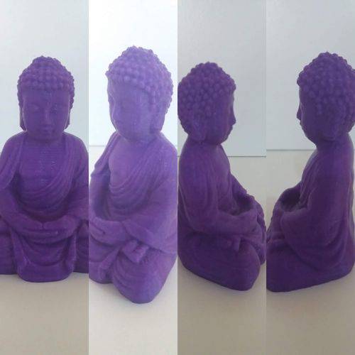 Escultura Budha - Mais Durável e Resistente Feito em PLA Material Biodegradavel Amigo da Natureza!
