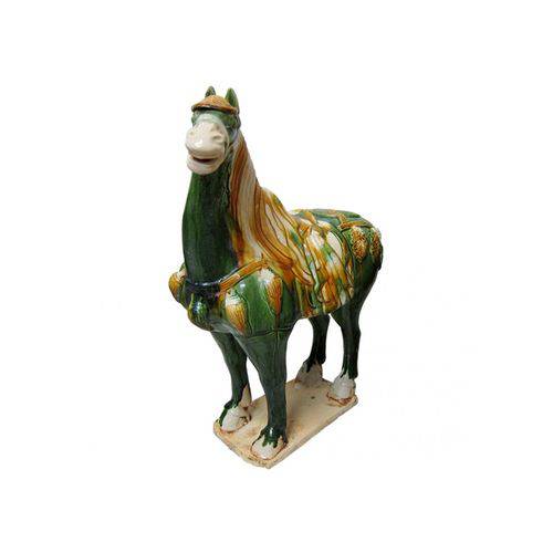 Escultura Cavalo de Ceramica Wuhan
