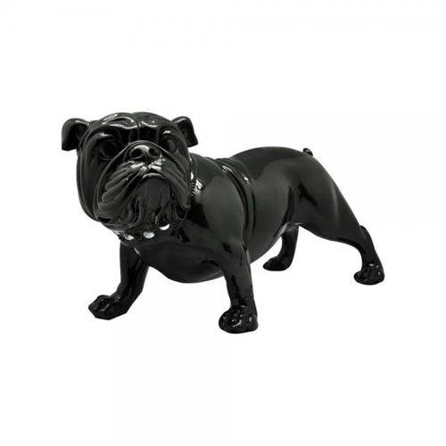Escultura em Poliresina Bulldog Alert 22cmx40cmx19cm