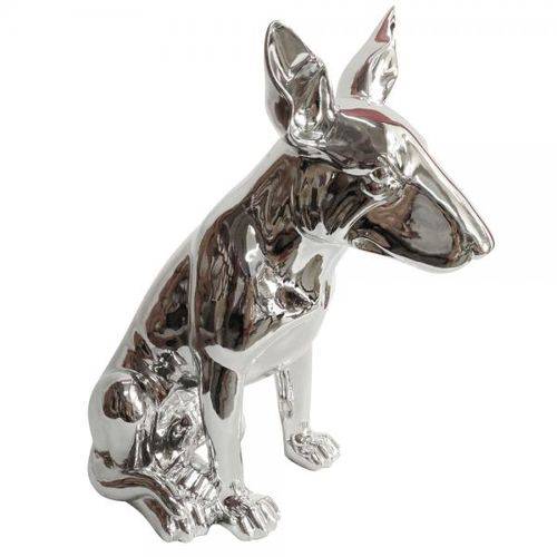 Escultura em Resina Dog Bull Terrier 51cmx46cmx51cm
