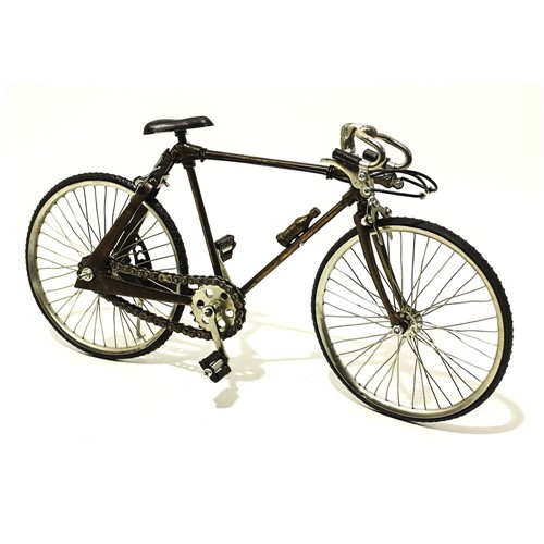 Escultura Miniatura Bike Rústica 40cm - Occa Moderna