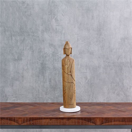 Escultura Monge Zen