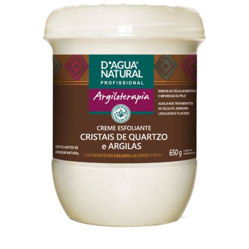 Esfoliante Quartzo e Argila 650g - D Agua Natural