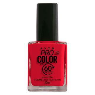 Esmalte Avon Pro Color 10ml - Vermelho Perfeito