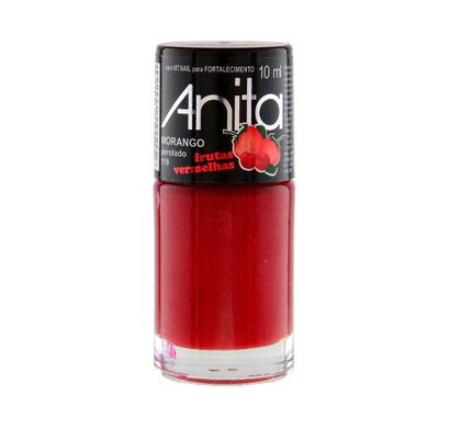 Esmalte Coleção Frutas Vermelhas Perolado Morango 10ml - Anita