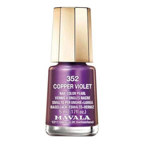 Esmalte Mavala Mini Color - 352 Copper Violet