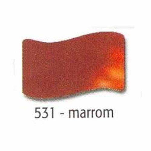 Esmalte Vitral 37ml Acrilex Marrom 531