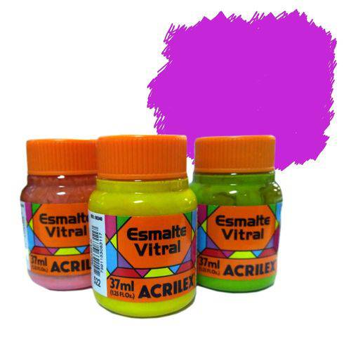 Esmalte Vitral - 37ml - Pink - 527 - Acrilex