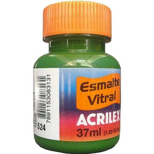 Esmalte Vitral Acrilex Verde 37ml