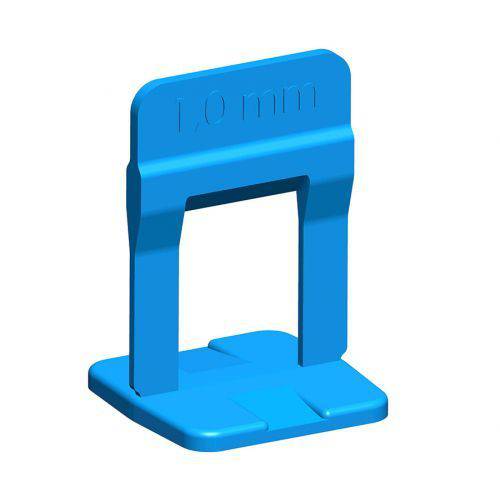 Espaçador Nivelador de Piso 1mm Slim Azul (pct 100pçs) Cortag