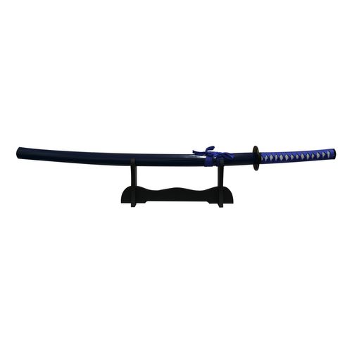 Espada Decorativa com Bainha Azul e Suporte 92,5 Cm