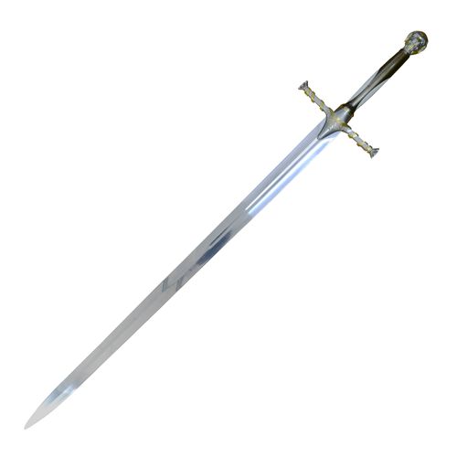 Espada Decorativa Medieval com Suporte 129 Cm