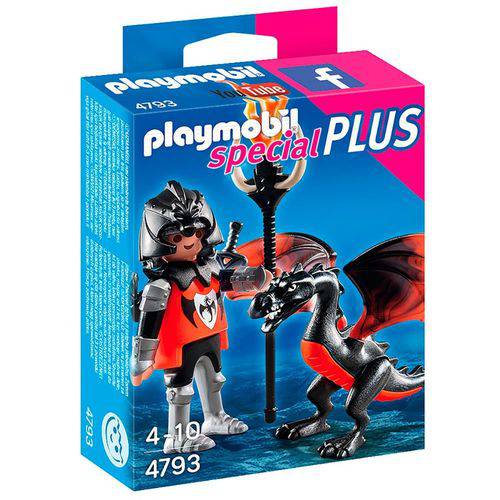 Especial Plus Playmobil Cavaleiro com Dragao 4793