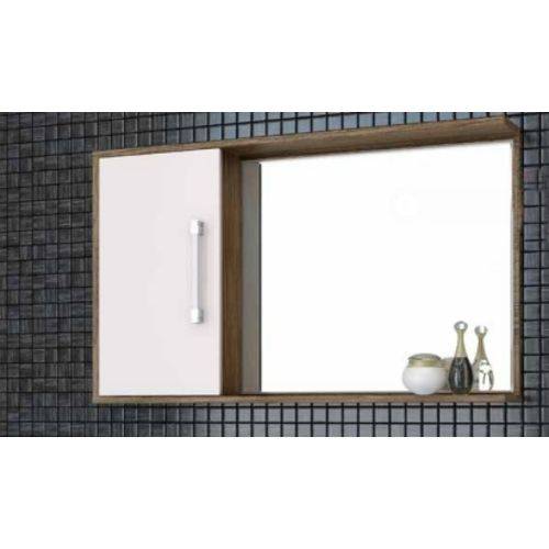Espelheira Banheiro Centauri 80 Branco Munique - Cerocha