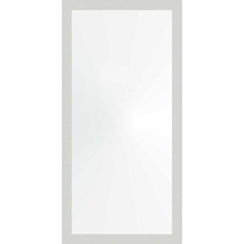 Espelho 48x98 Moldura 4cm Reta Branca