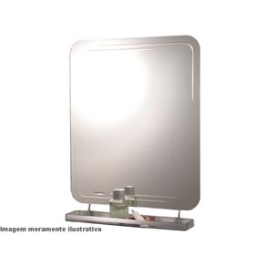 Espelho 49X65cm Cris-Belle Retangular 000.233-0 Cris Metal