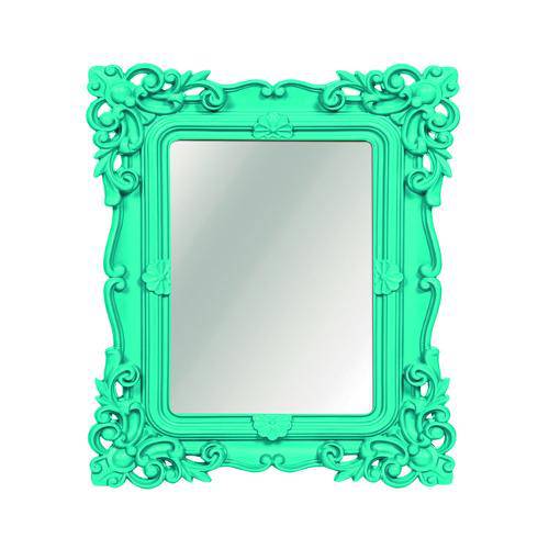 Espelho Azul Turquesa 13x18 Cm