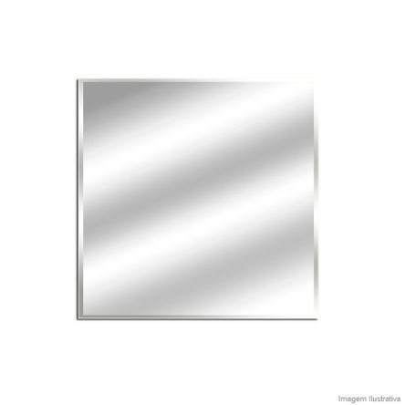 Espelho Bisotê 50x50x0,3cm Euroquadro