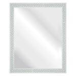Espelho Branco Riscado 47x57cm