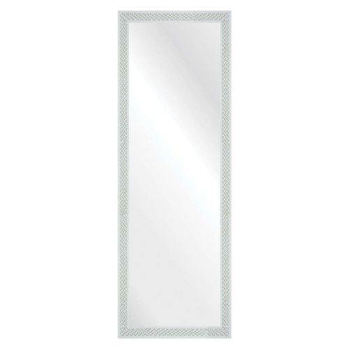 Espelho Branco Riscado 37x107cm