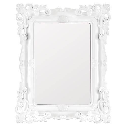 Espelho Classic Design Branco Médio - 24x19 Cm