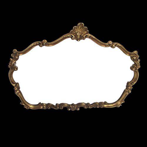 Espelho Clássico Provençal Dourado 90 Cm X 120 Cm