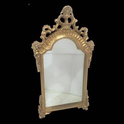 Espelho Clássico Provençal Folheado à Ouro 110 Cm X 64 Cm