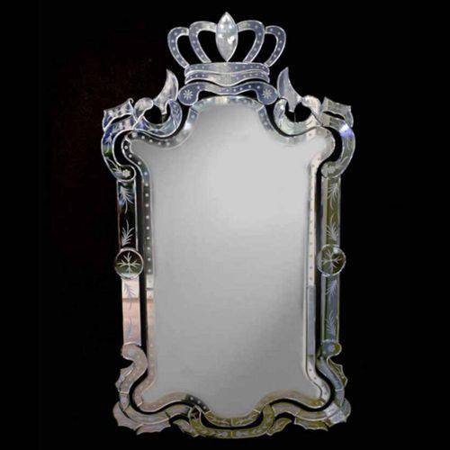 Espelho Clássico Veneziano 120 Cm X 60 Cm