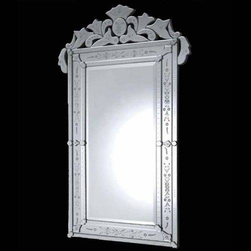 Espelho Clássico Veneziano Retangular 120 Cm X 60 Cm