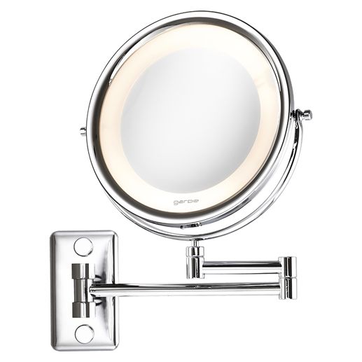 Espelho com Braço Móvel Articulado Modelo 10455 Cromado Brilhante