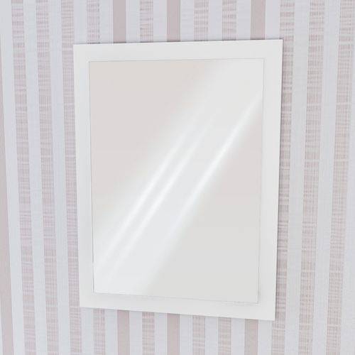 Espelho com Moldura 80cmx62cm RT3051 Siena Móveis Branco