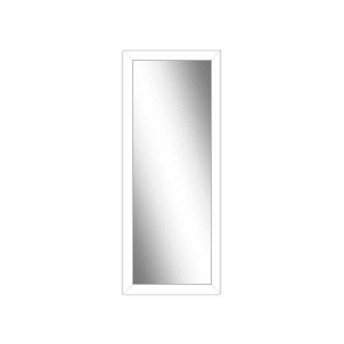 Espelho de Chão com Suporte 142x48cm Moldura Branca Euroquadros