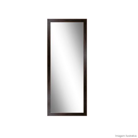 Espelho de Chão com Suporte 142x48cm Moldura Tabaco Euroquadros