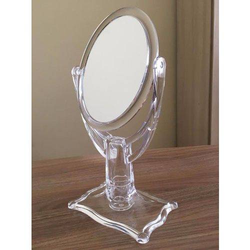 Espelho de Mesa para Maquiar Oval Acrilico Decoração Penteadeira