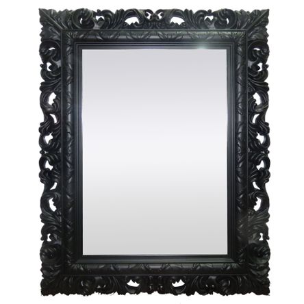 Espelho Decorativo 05 - Preto - 51x66x4cm Espelho Decorativo 05 - Preto - 51x66x4cm