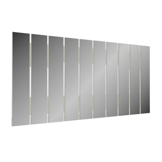 Espelho Decorativo Barra Vertical 150 Cm Off White