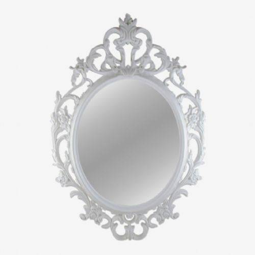 Espelho Decorativo de Parede 84x57cm Branco