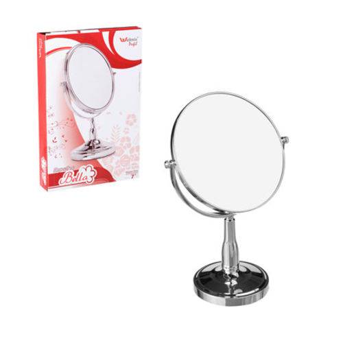 Espelho Dupla Face Redondo com Pedestral 16,5 Cm
