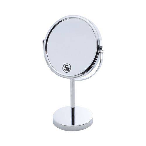 Espelho Duplo 32cm para Banheiro Ferro Cromado Prestige - R25689