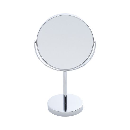 Espelho Duplo para Banheiro 19X12X32 de Ferro Cromado