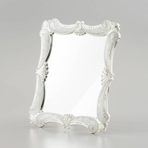 Espelho Euro Branco - 15x10 Cm