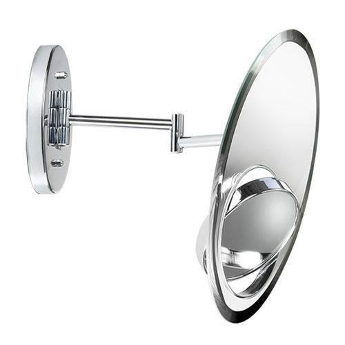 Espelho Fixo Oval com Ventosa 8x