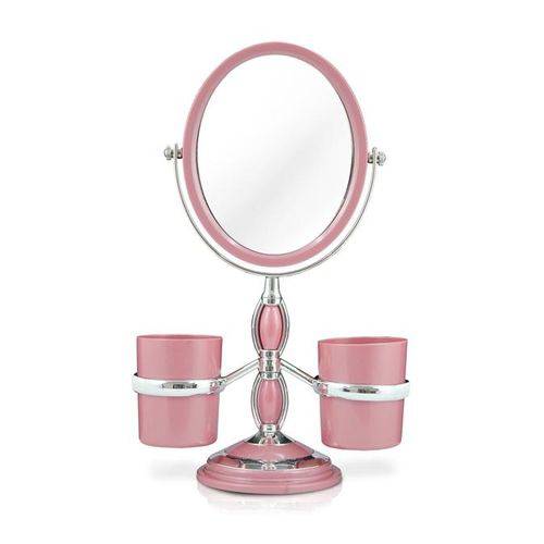 Espelho Jacki Design Bancada Suportes Laterais Awa16125-Rs Rosa