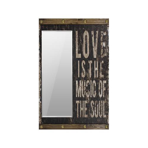 Espelho Love Is The Music Of The Soul