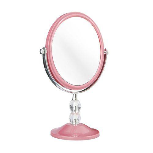 Espelho Mesa Dupla Face Make Rosa Awa16126 Jacki Design