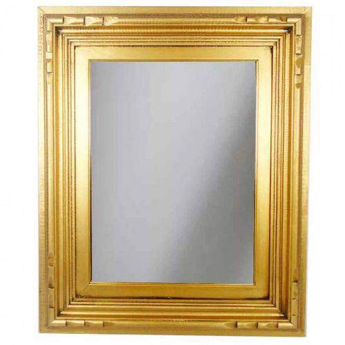Espelho Moldura 55x65cm Madeira M25 Dourado