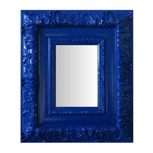 Espelho Moldura Rococó Externo 16249 Azul Art Shop