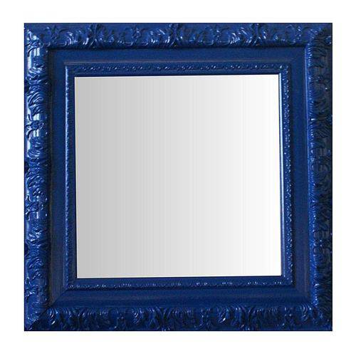 Espelho Moldura Rococó Externo 16352 Azul Art Shop
