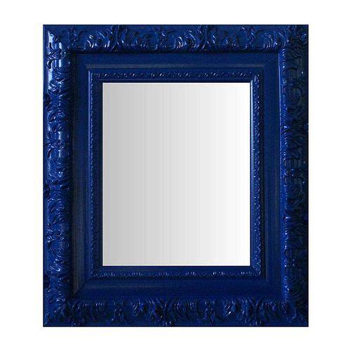 Espelho Moldura Rococó Externo 16350 Azul Art Shop