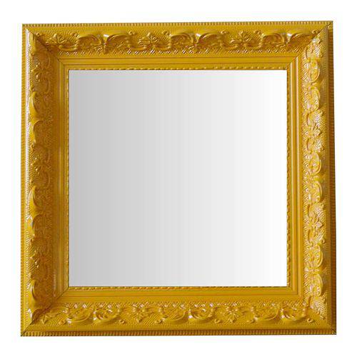 Espelho Moldura Rococó Raso 16133 Amarelo Art Shop